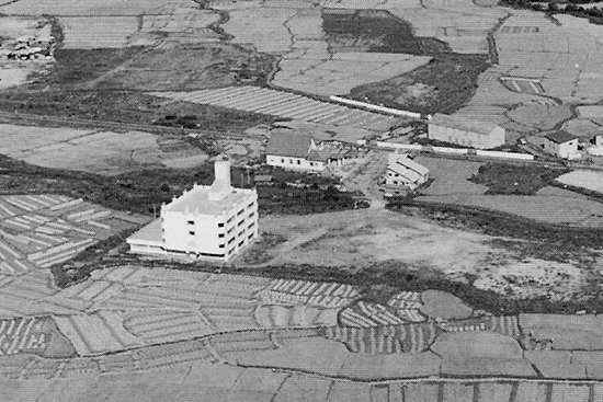 1970年：青森中央短期大学開学当時のキャンパス周辺