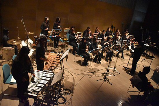 学生たちが脚本を作成し、大学の授業で学んだ音楽のアレンジや演奏、大道具・小道具、衣装の制作、創意工夫の身体表現などにおいて、各自の得意分野を担当し、全員の気持ちを一つにして取り組みました