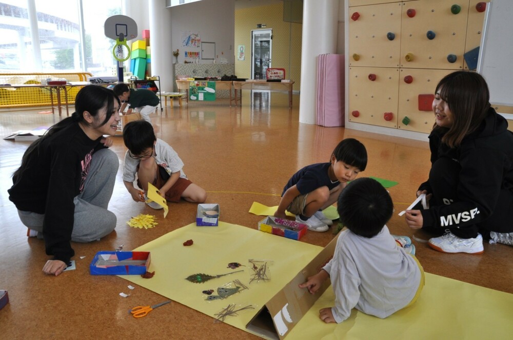 ビオトープサークルが附属幼稚園との合同保育を実施しました（9/25）