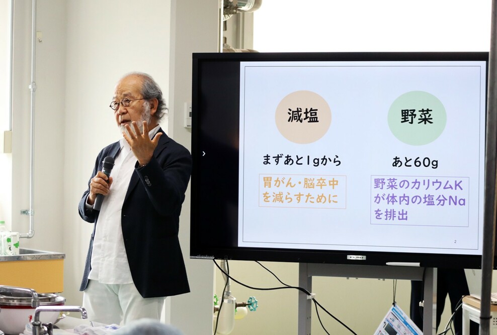 あおもり健康博覧会「健康料理教室」を開催しました（5/30）