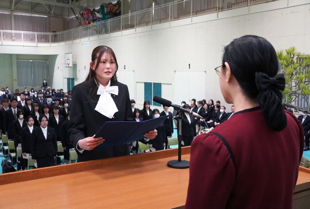 2025年度 青森中央短期大学入学式を挙行しました
