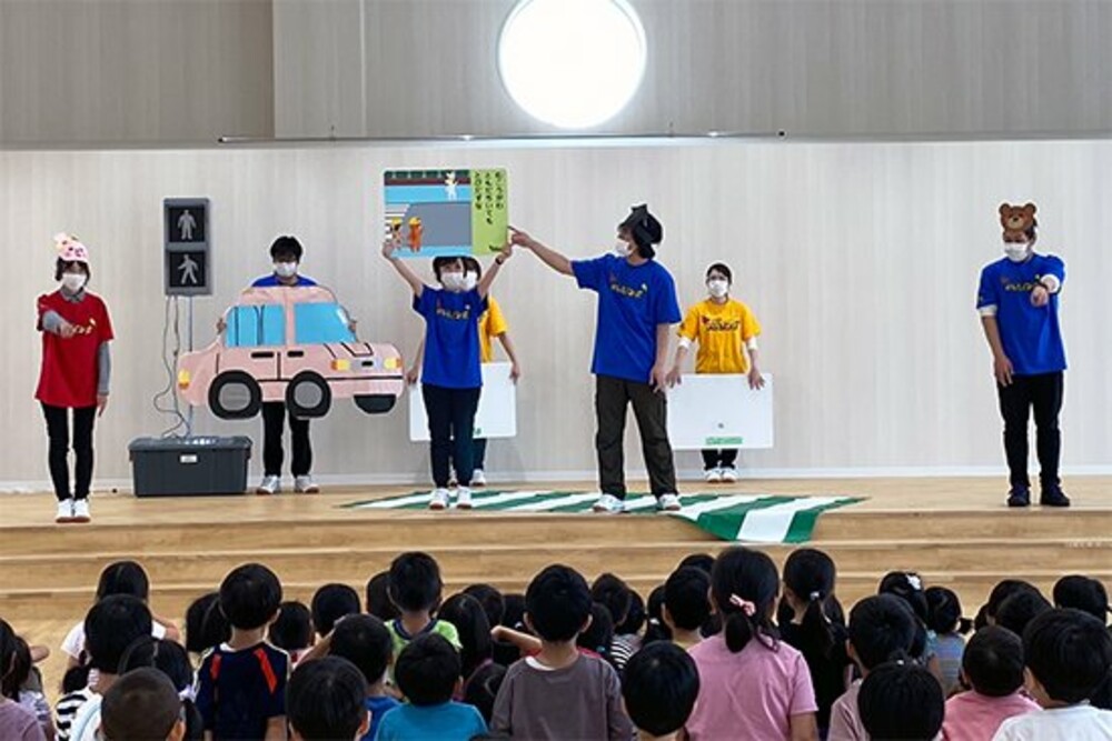 「JAFドレミぐるーぷ」が浦町保育園で交通安全活動（2020/07/02）をしました