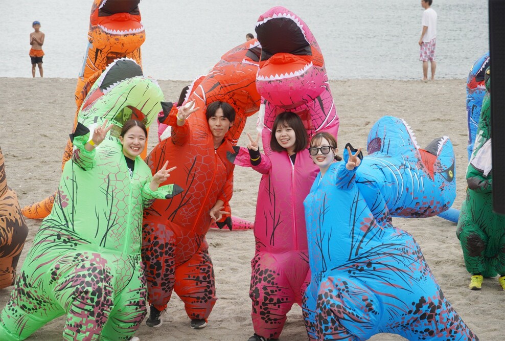 運動アクティビティサークル「チアフル」の学生が「第4回ティラノサウルスレース in ASAMUSHI」に参加しました