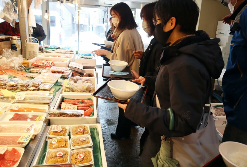 青森魚菜センターで魚食普及事業を実施しました（3/7）