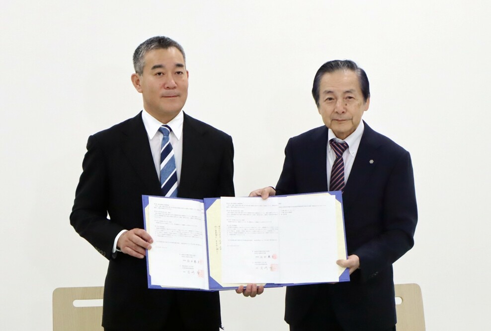 NHK青森放送局と災害時の施設使用に関する覚書を締結しました