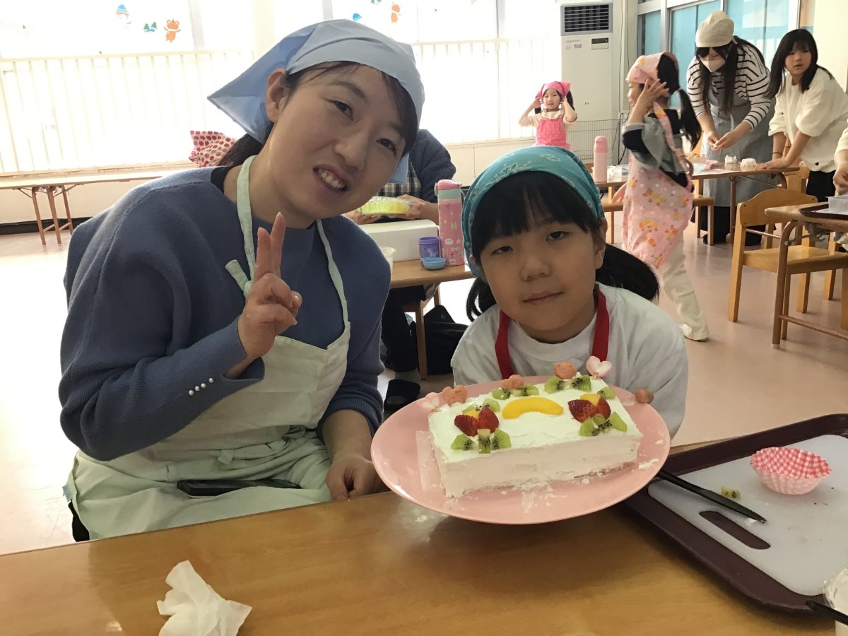 父母と教師の会「親子クッキング」