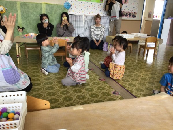 春の保育参観