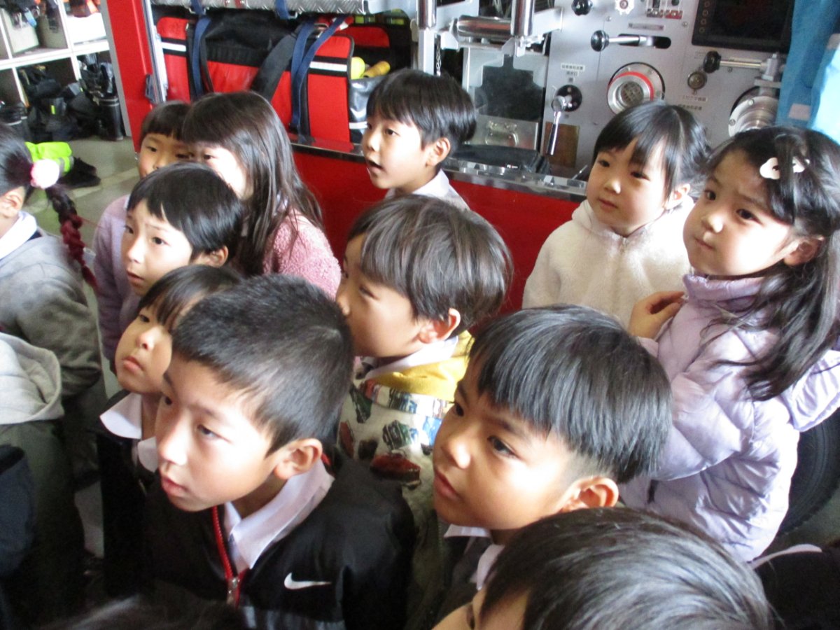 年長組★社会見学～消防士さんってすごい！～