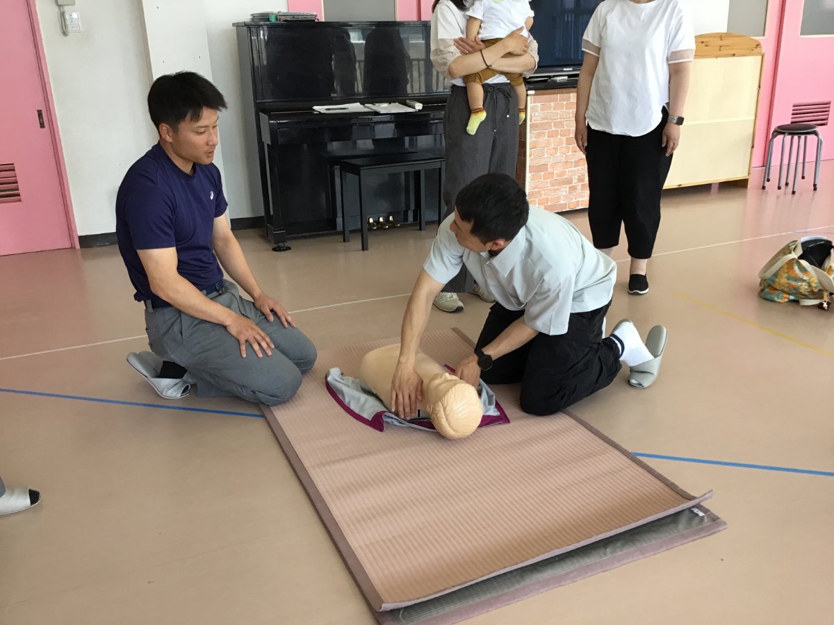 第1回PTA研修会「もしもに備えて子どもの救急初期対応について」