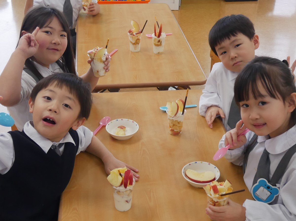 りんごの収穫体験～クッキングしたよ♪