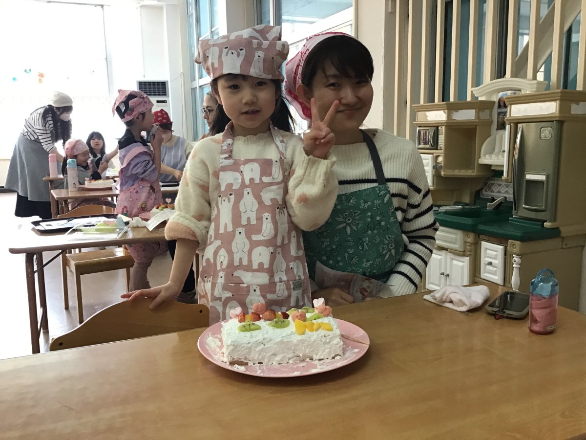 父母と教師の会「親子クッキング」