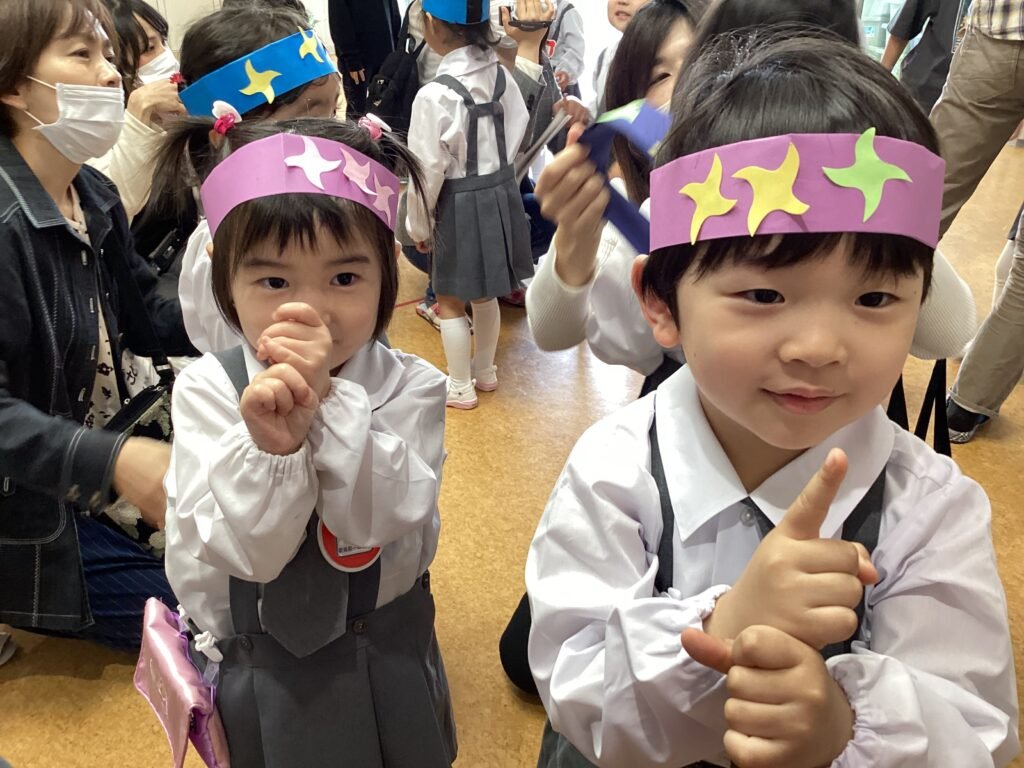 修行を終えたかわいい忍者さん