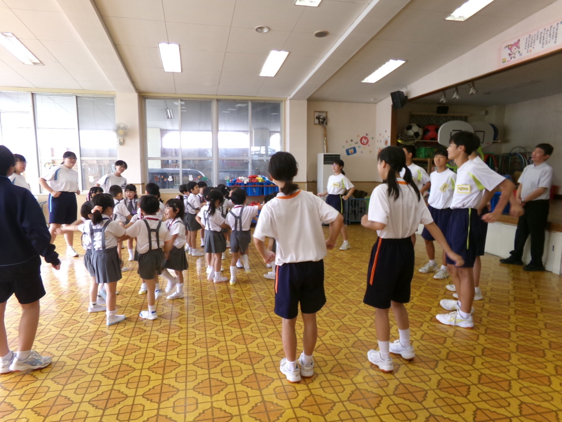 東中学校の皆さんと交流会♪