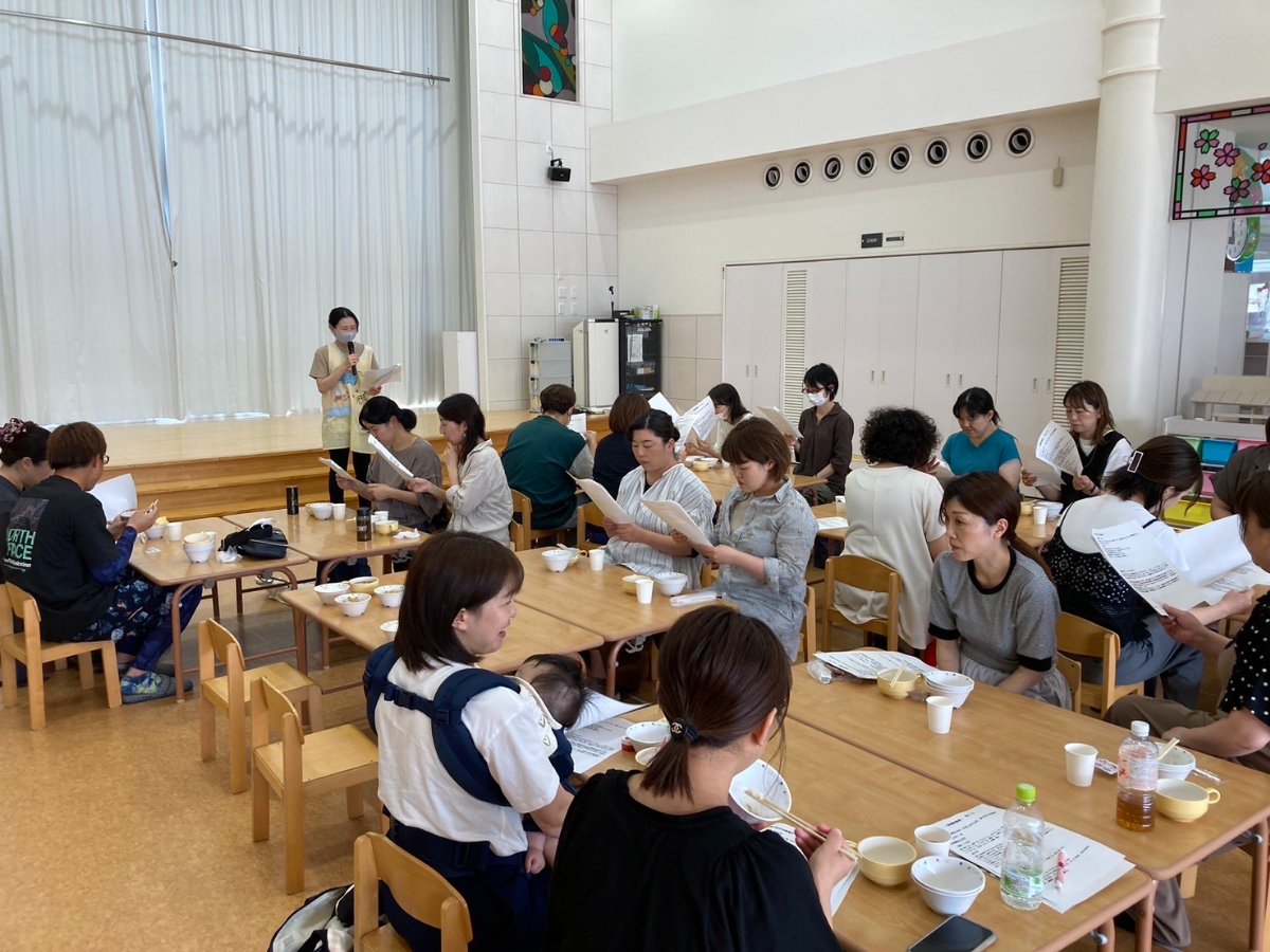 PTA研修　第一回「給食試食会」　