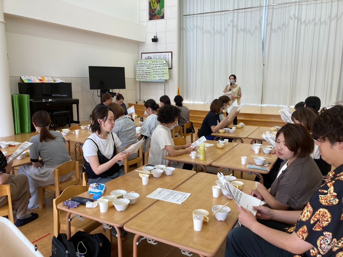 PTA研修　第一回「給食試食会」　