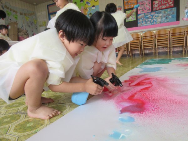 年少　秋の保育参観
