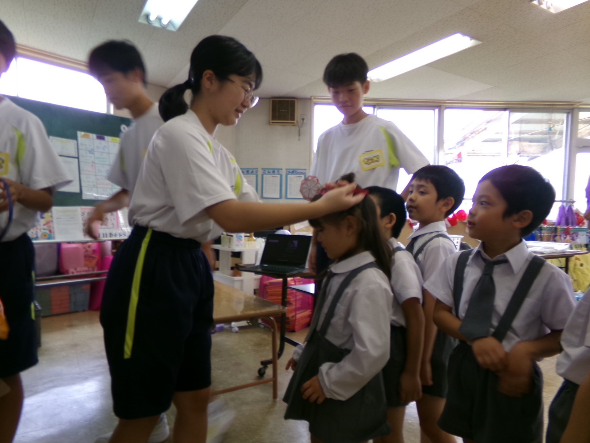 東中学校の皆さんと交流会♪