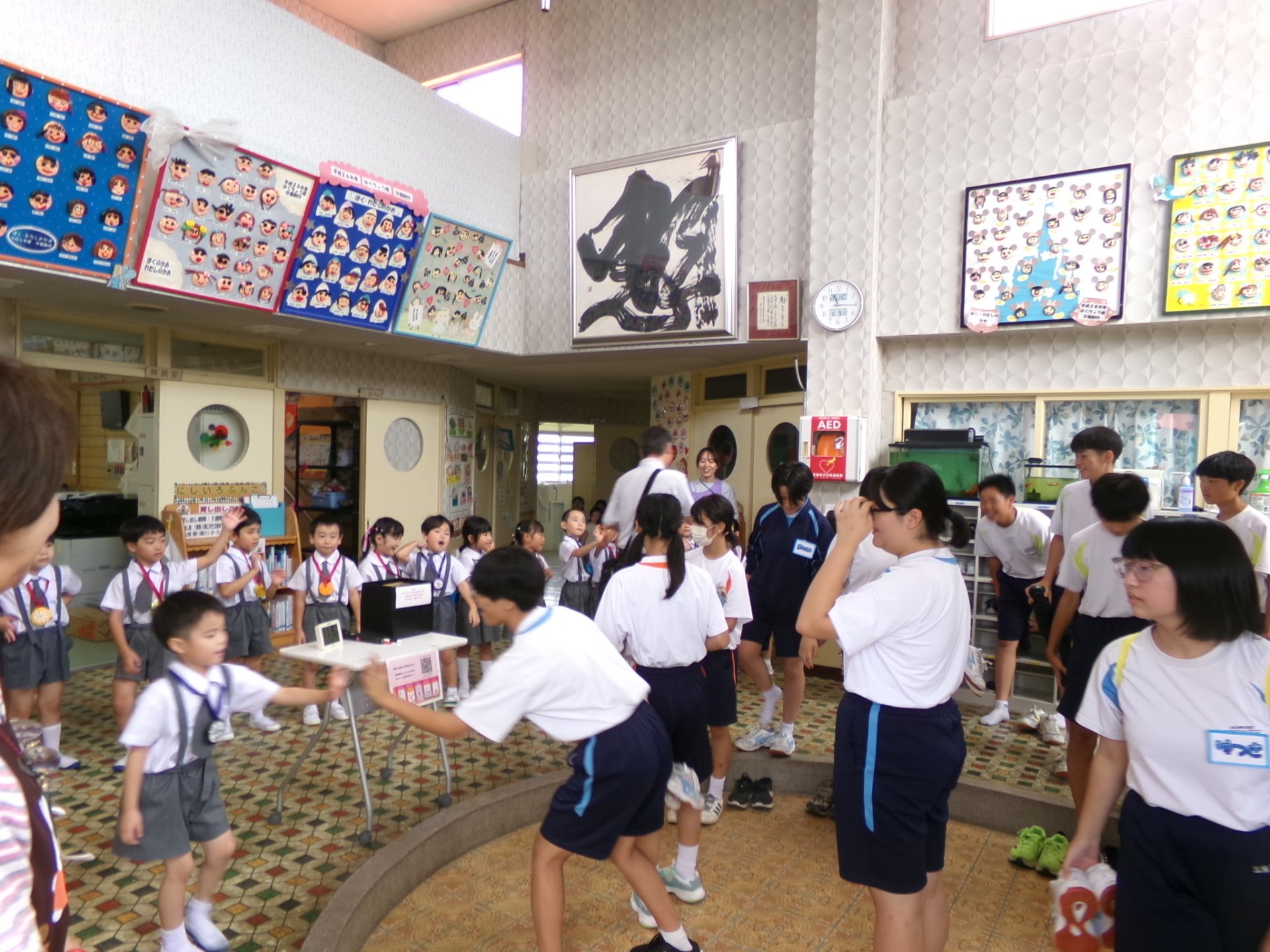 東中学校の皆さんと交流会♪