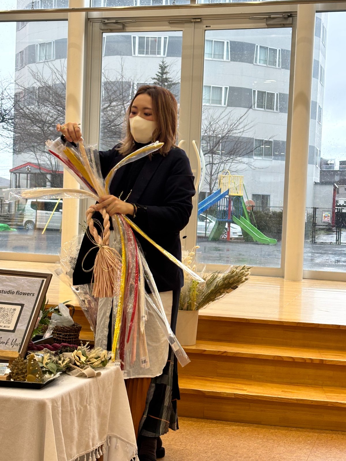 第三回ＰＴＡ研修会～しめ縄作り体験～