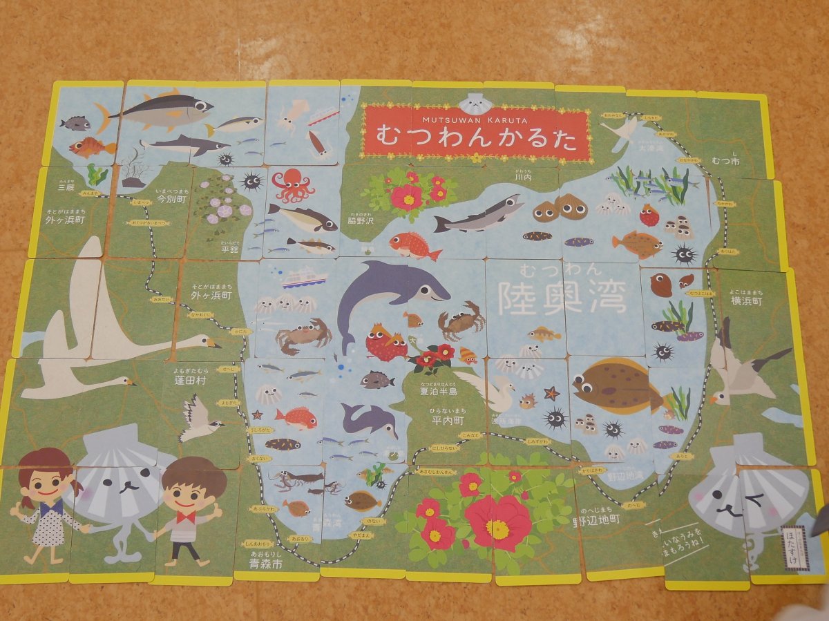 むつわんカルタで楽しく学ぶ★環境出前プログラム