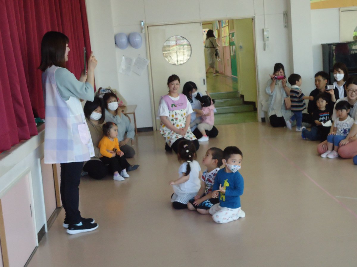 いちご組保育参観✩どうぞ　めしあがれ♪