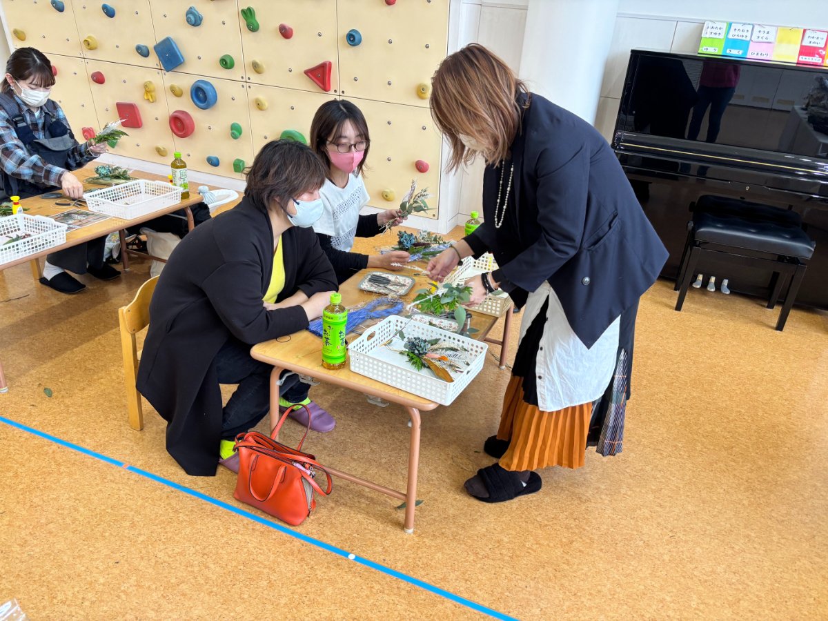 第三回ＰＴＡ研修会～しめ縄作り体験～