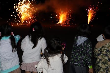 吹上花火ではあまりの綺麗さと迫力に大興奮