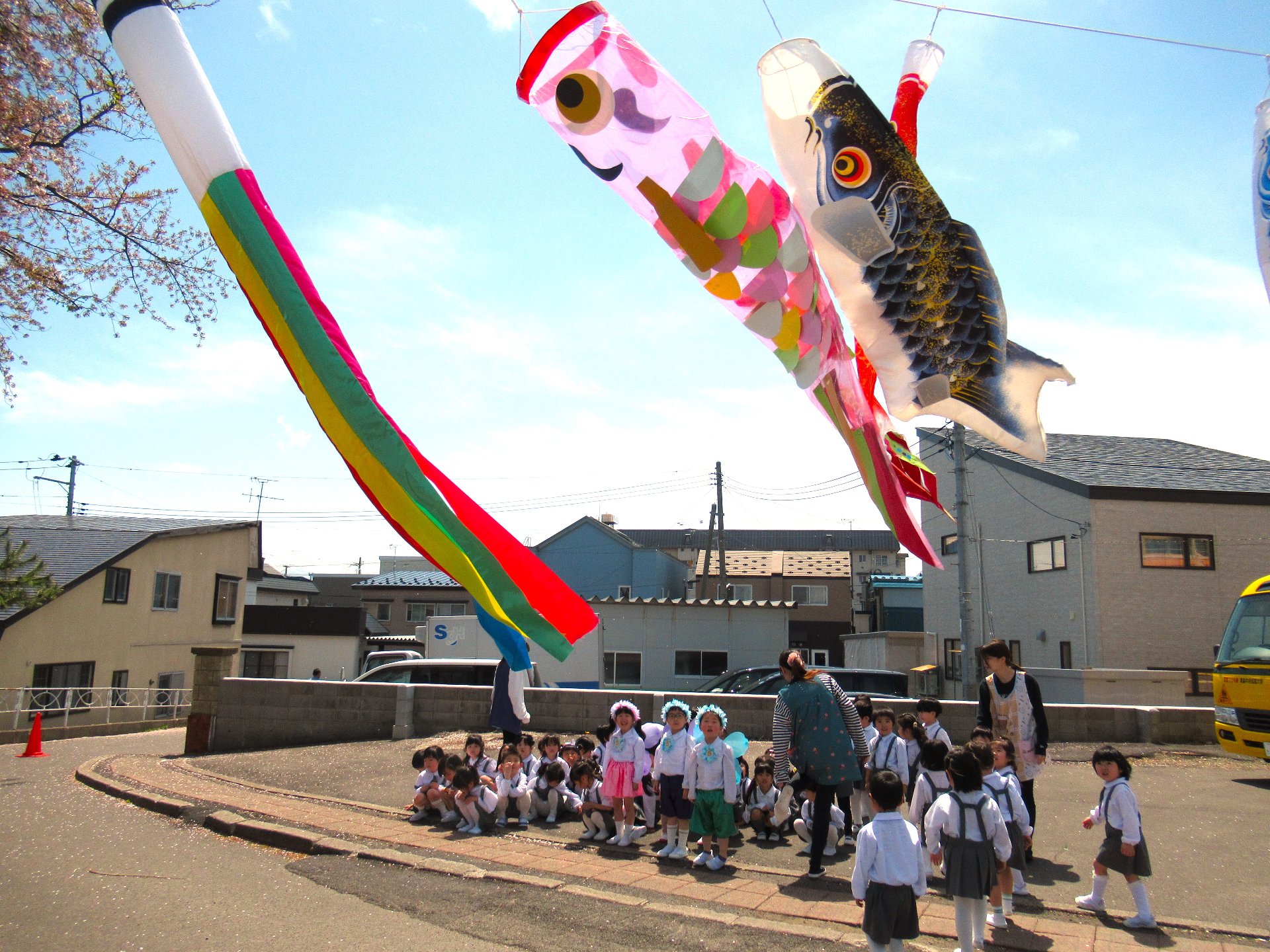 ５月★こいのぼり誕生会