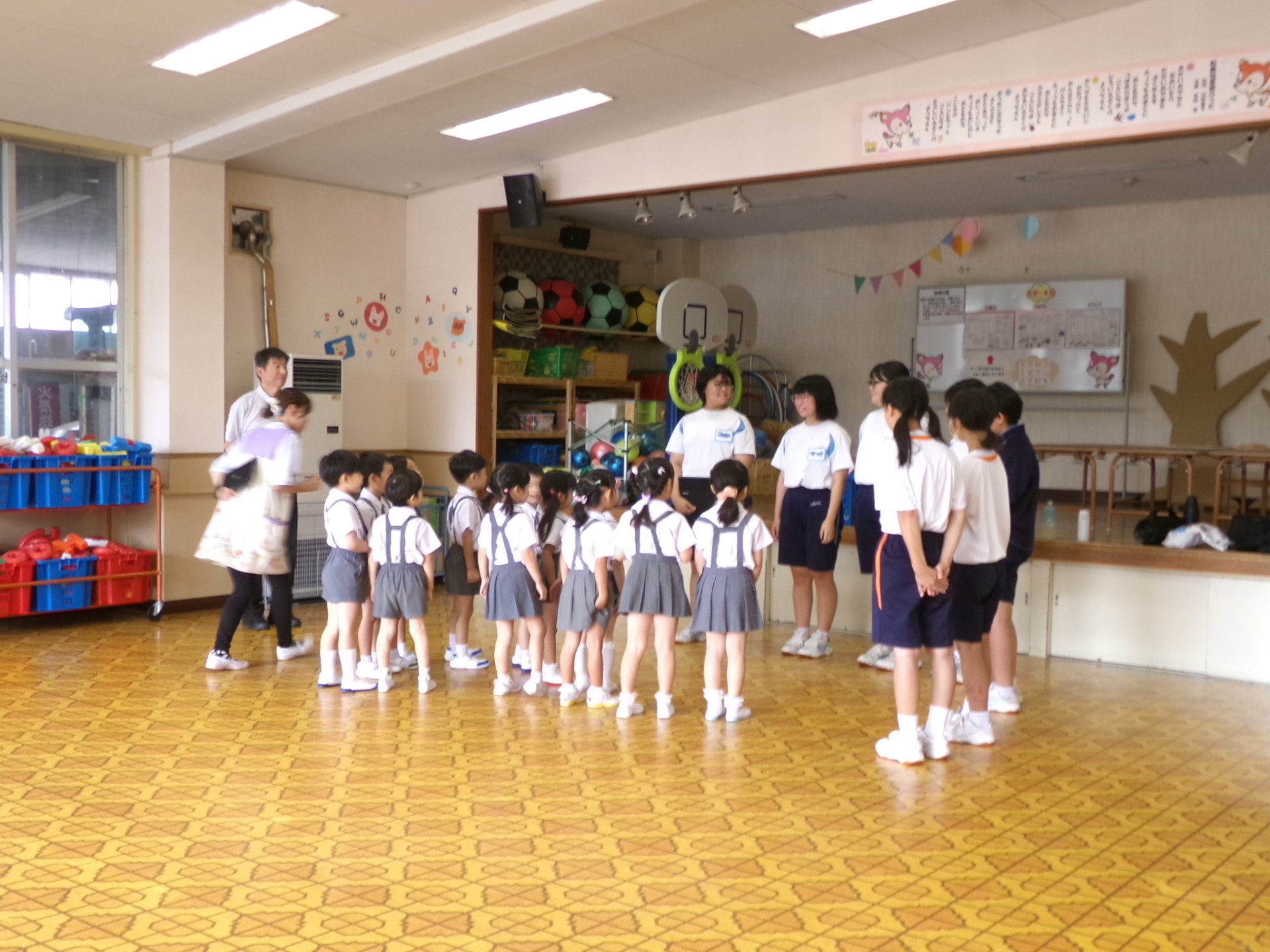 東中学校の皆さんと交流会♪