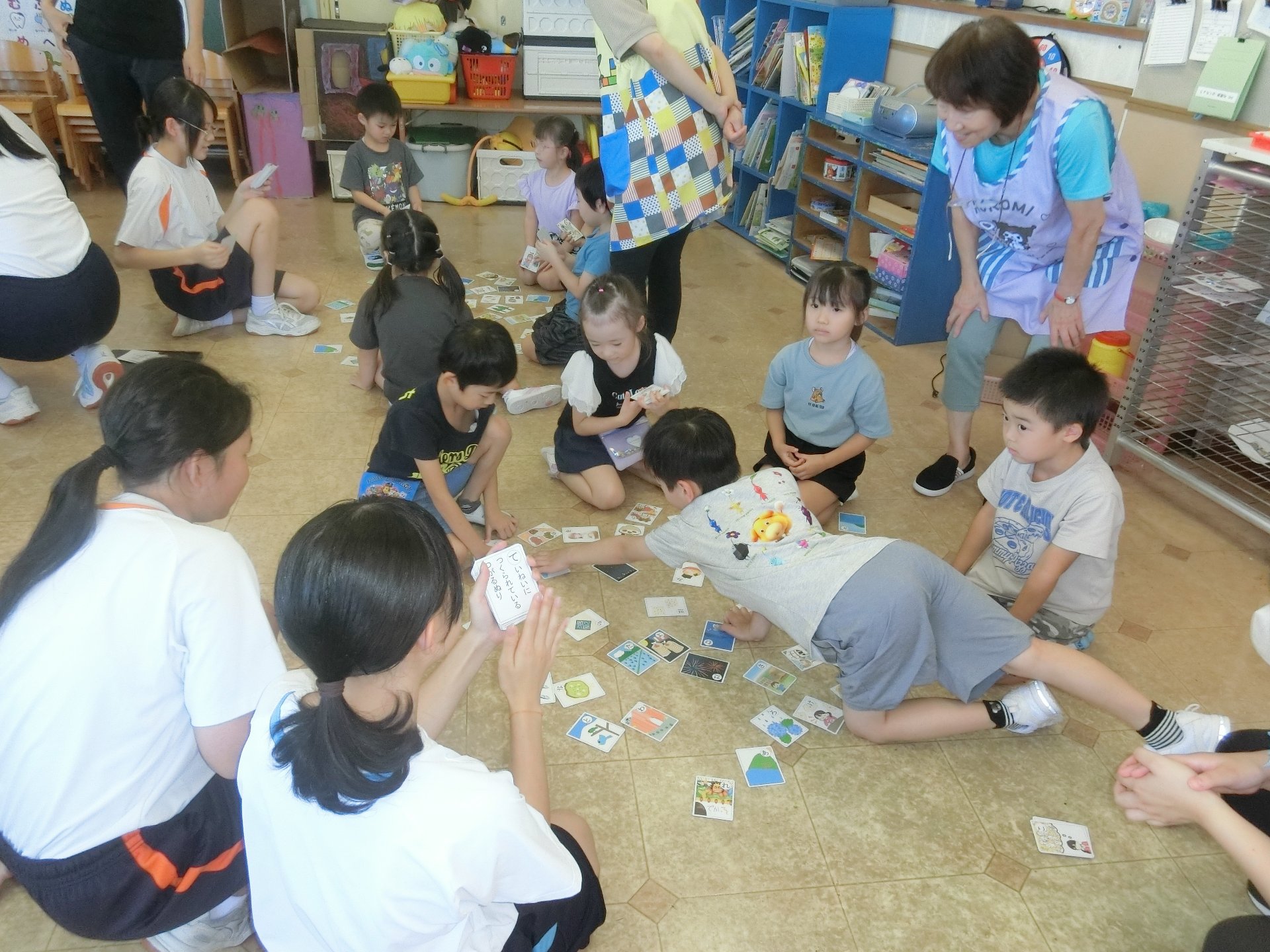 東中学校の皆さんと交流したよ！
