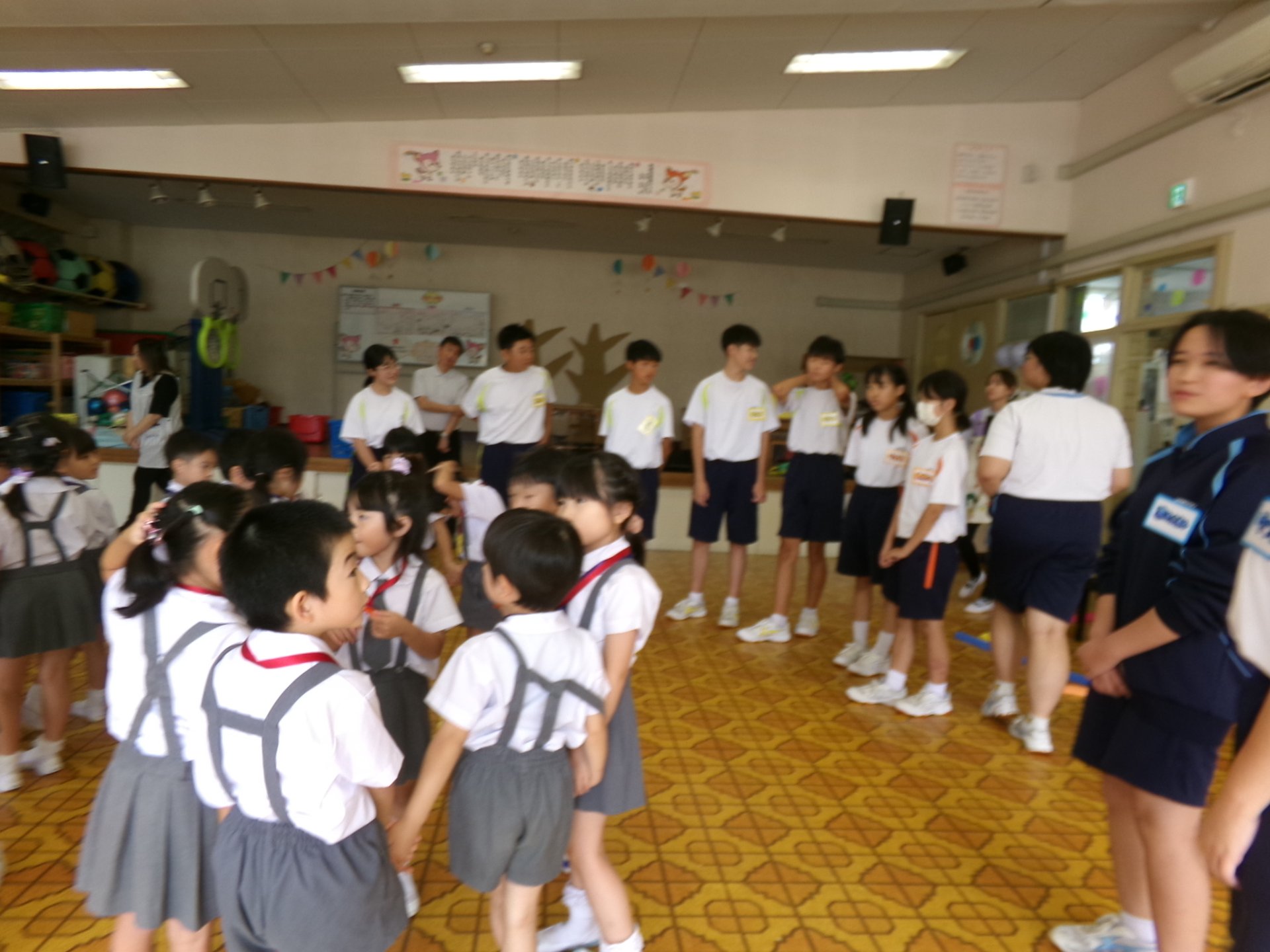 東中学校の皆さんと交流会♪