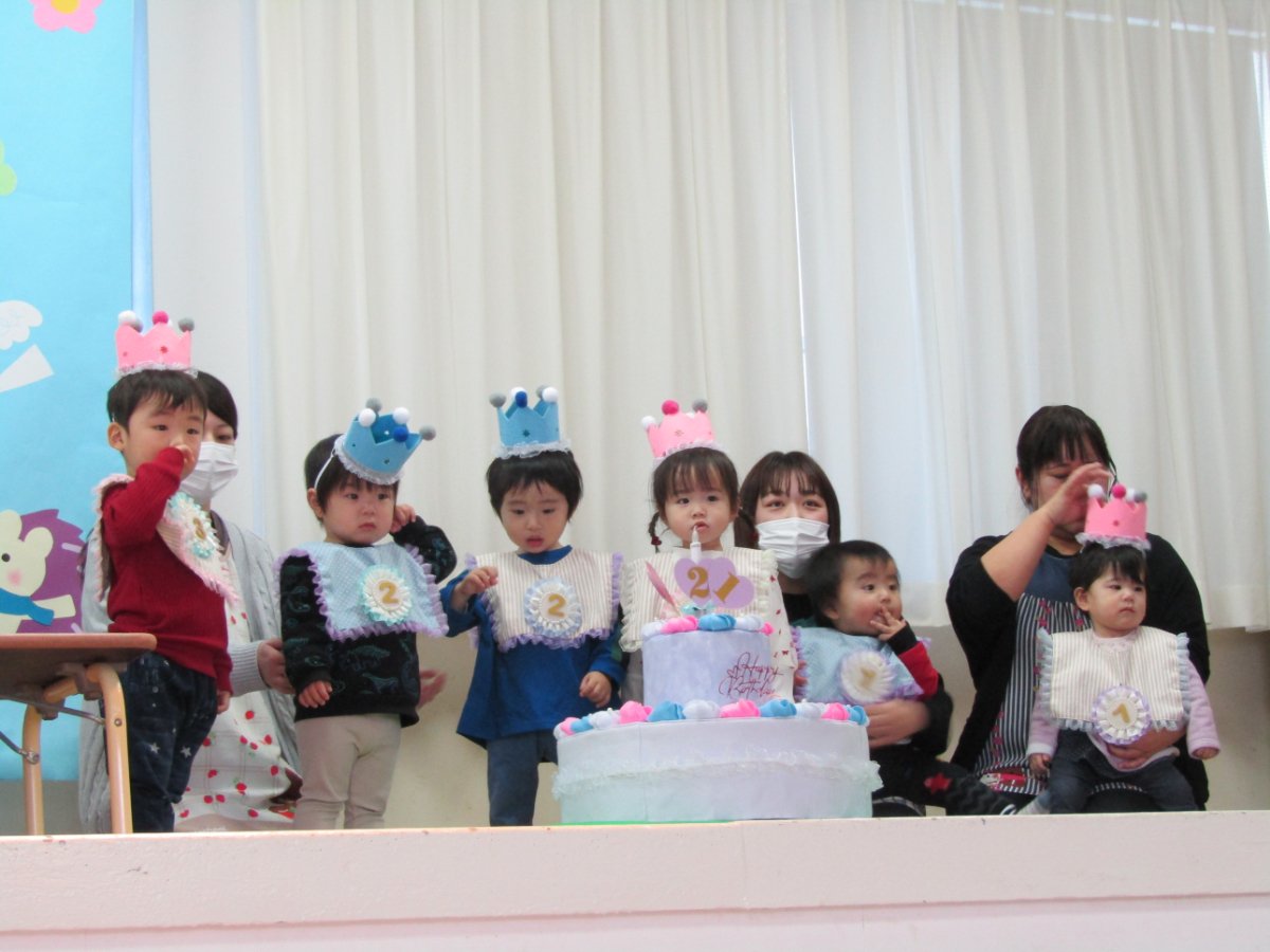 １２月お誕生会★～雪だるまと一緒にお祝いしよう！～