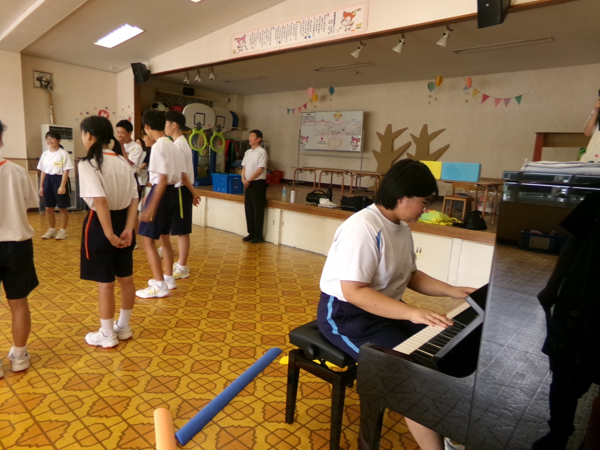 東中学校の皆さんと交流会♪