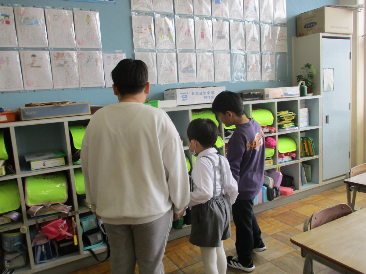 小学校楽しいよ　小学校入学体験