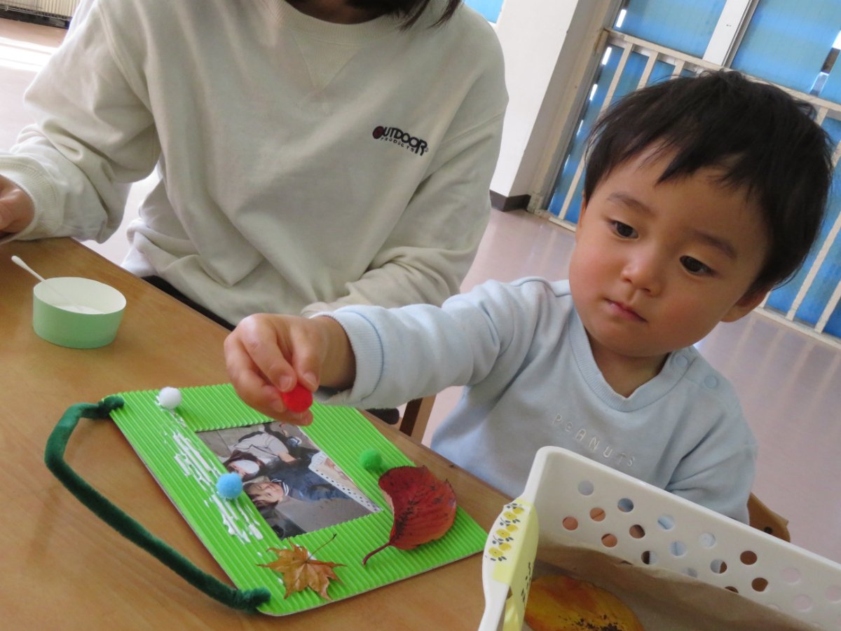 親子体験④　木の実で遊ぼう♪