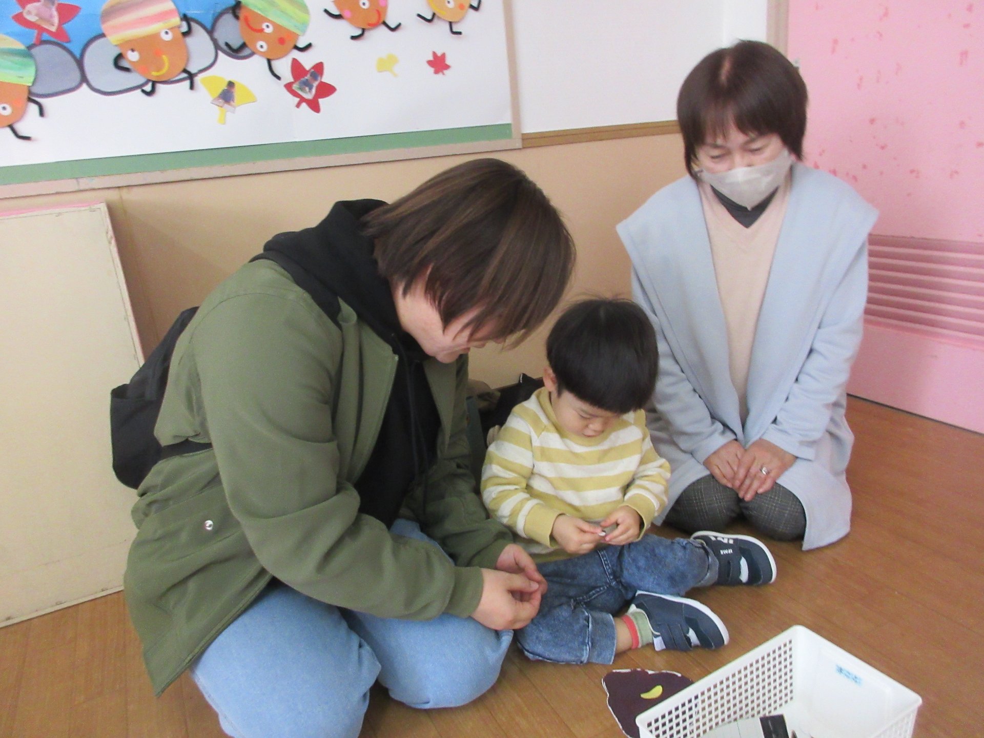 保育参観　１歳児うぐいす組