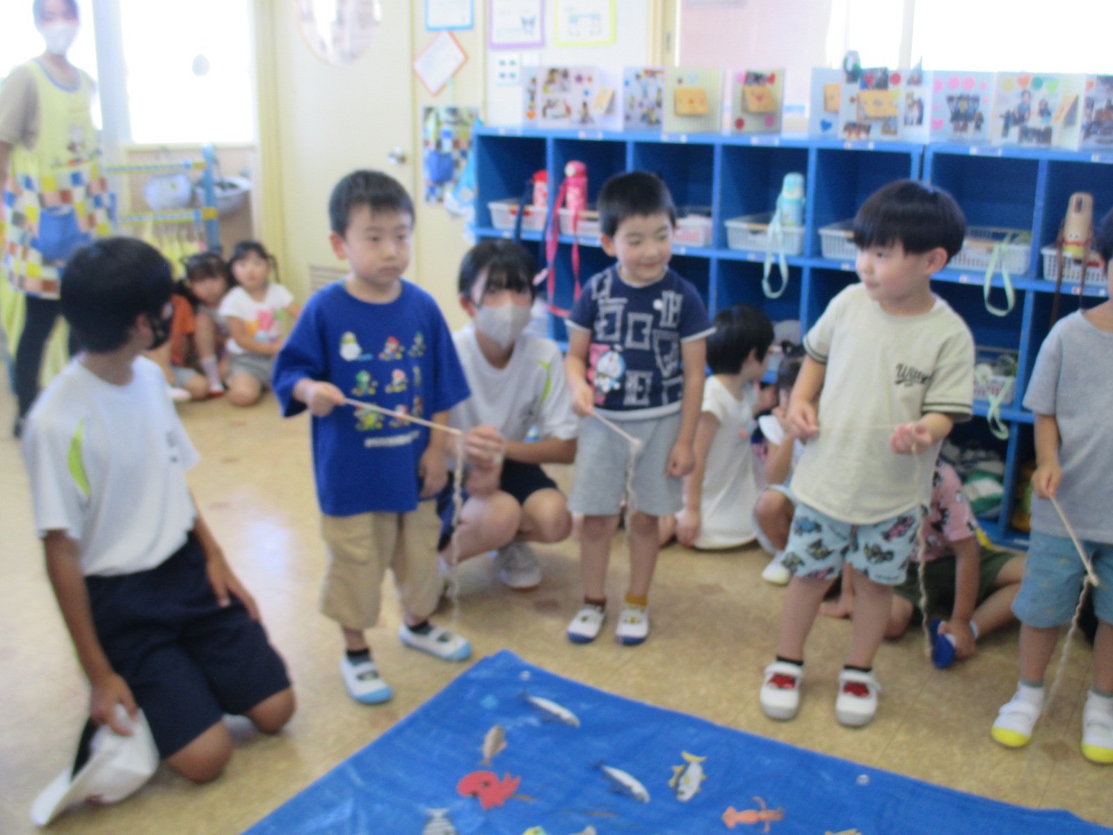 東中学校の皆さんと交流したよ！