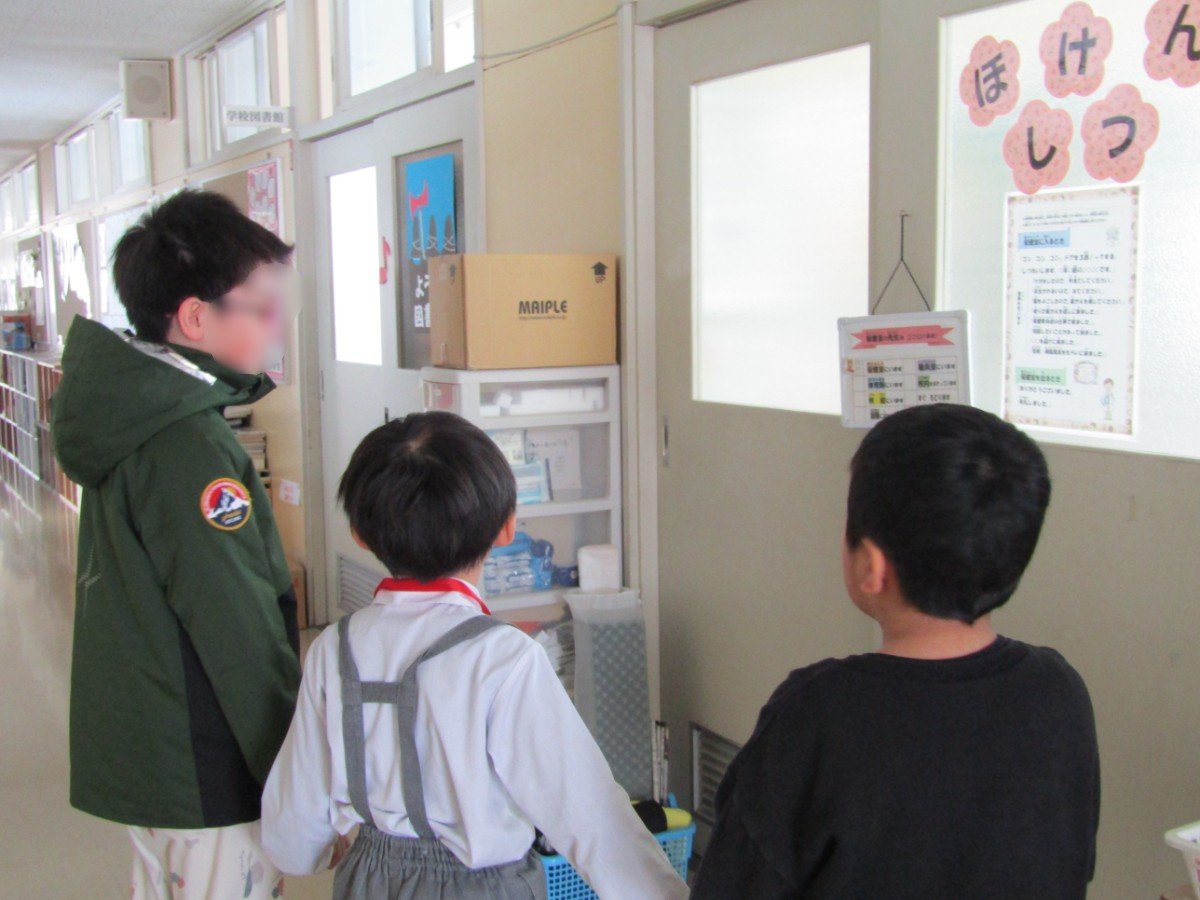 小学校楽しいよ　小学校入学体験