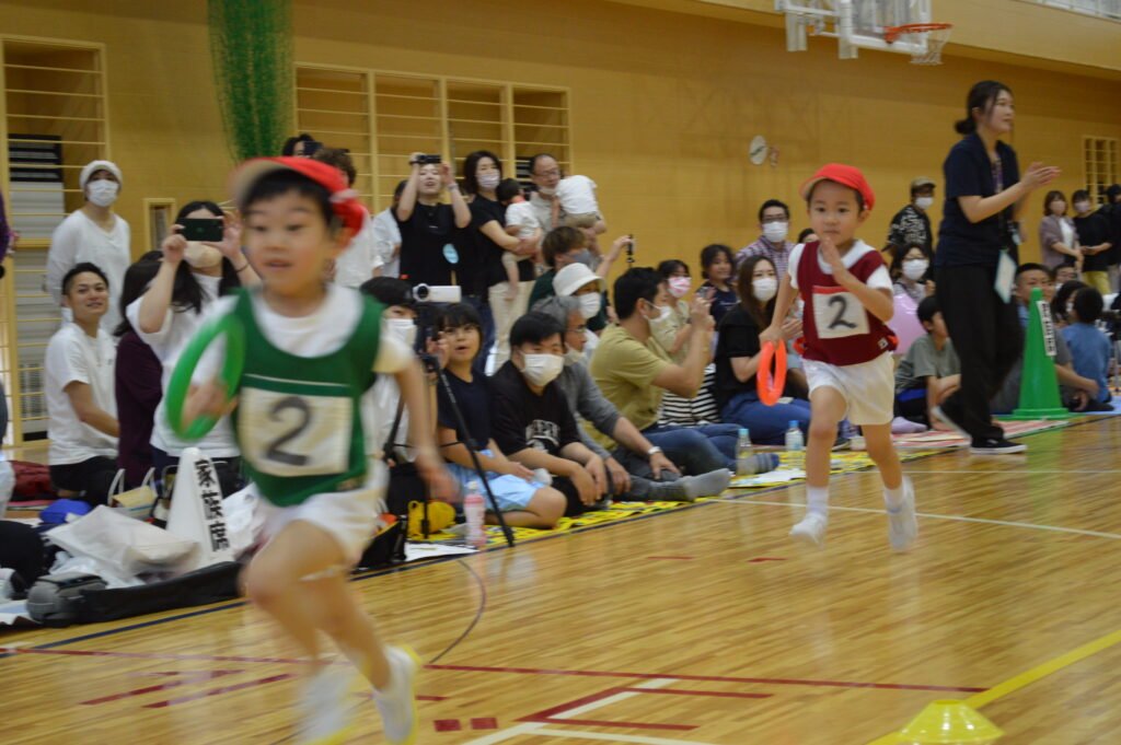 一生懸命走ったリレー