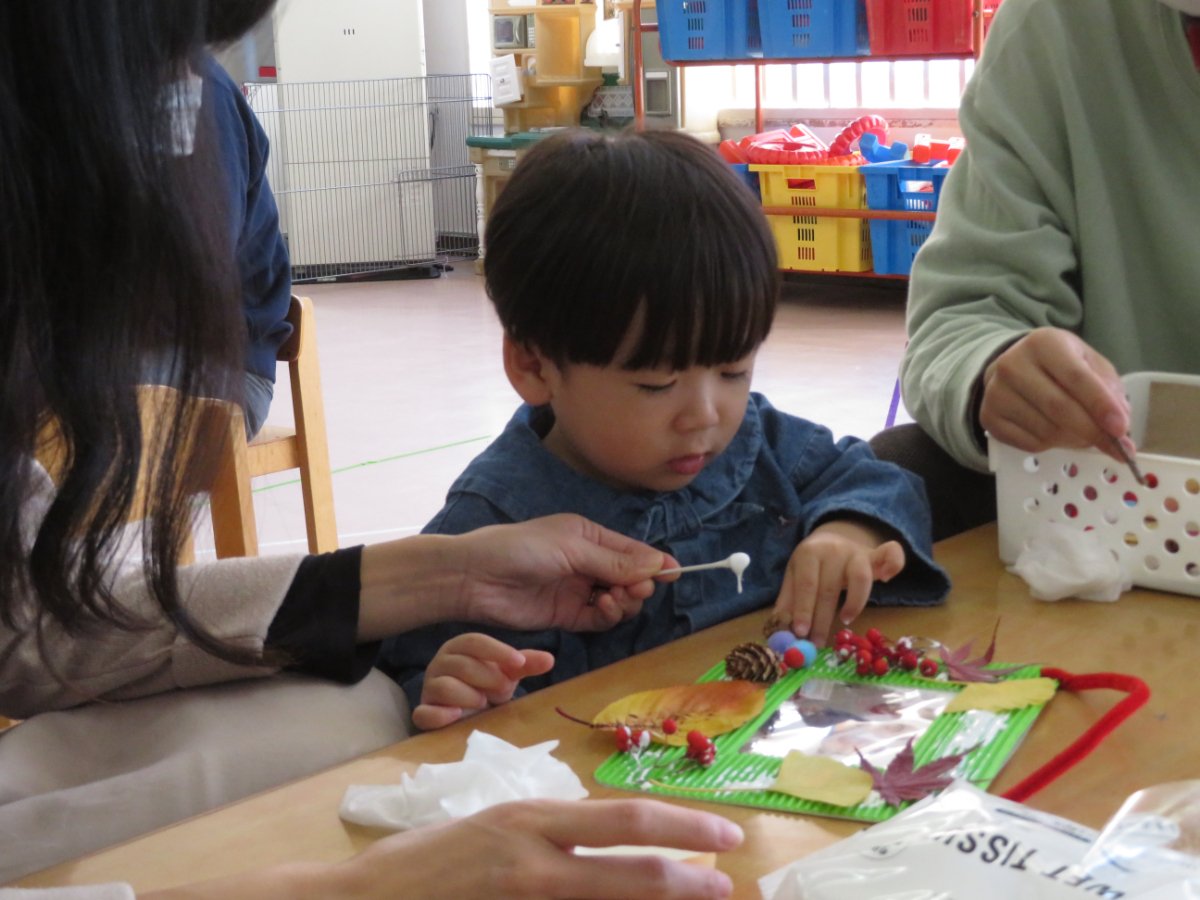 親子体験④　木の実で遊ぼう♪