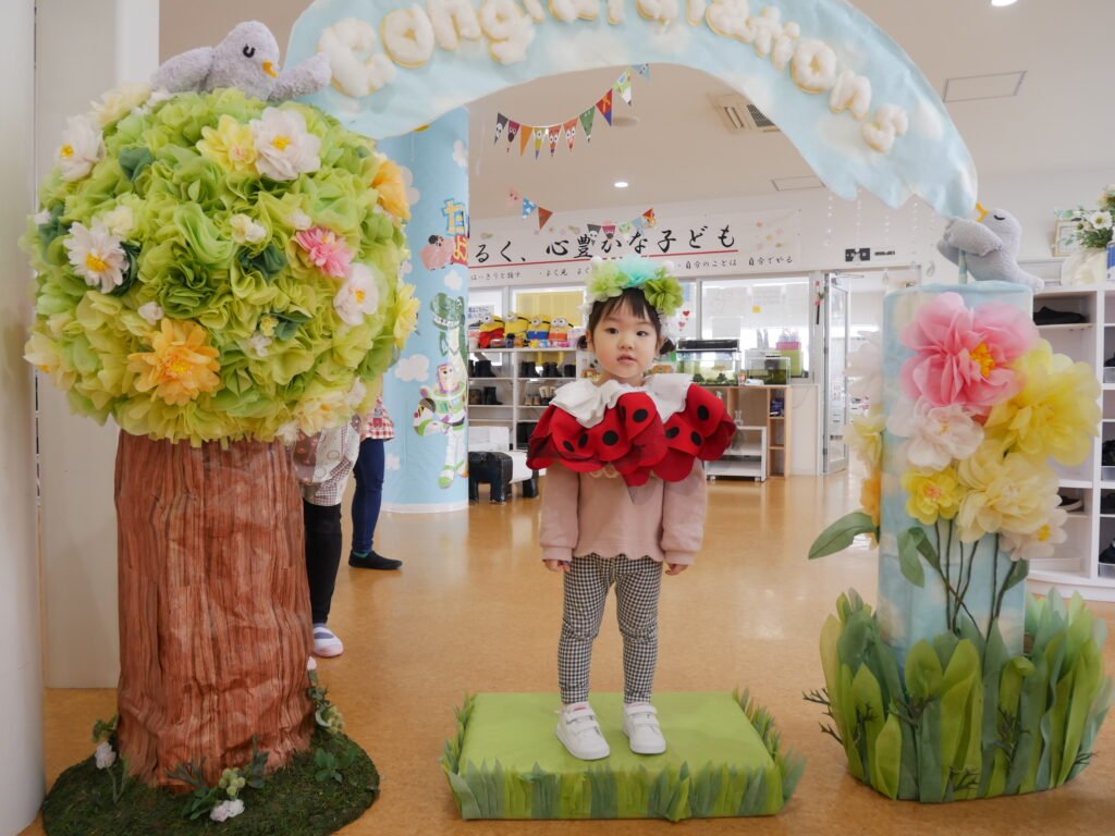 1月に誕生日を迎えた園児たち