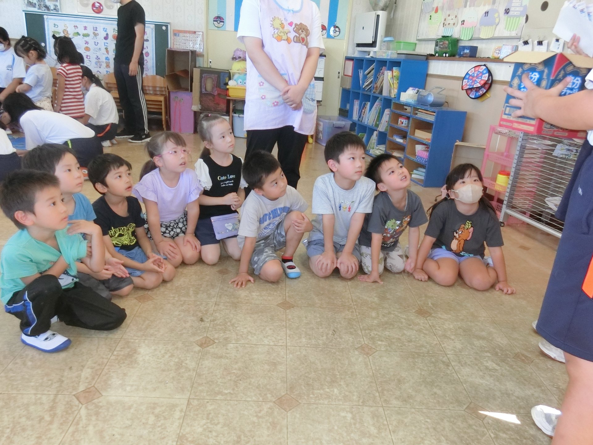 東中学校の皆さんと交流したよ！
