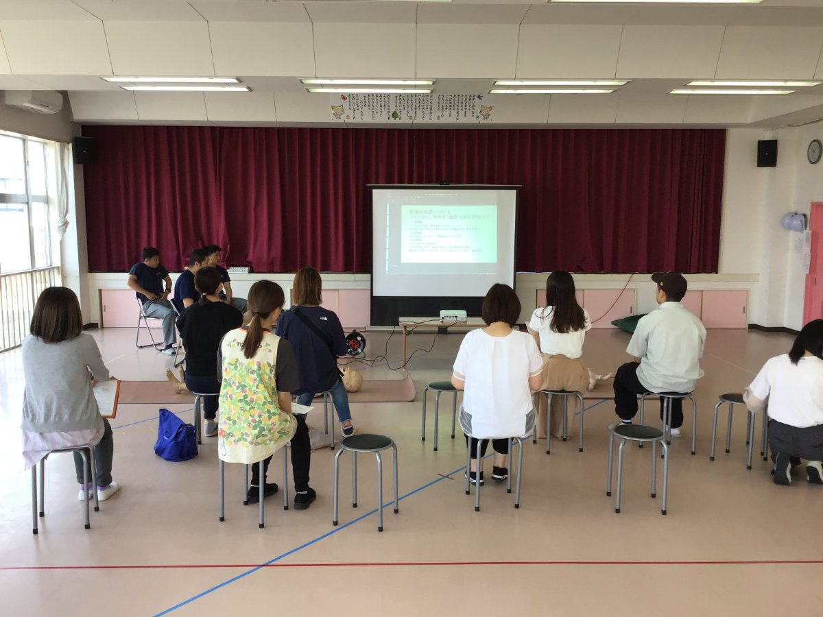 第1回PTA研修会「もしもに備えて子どもの救急初期対応について」