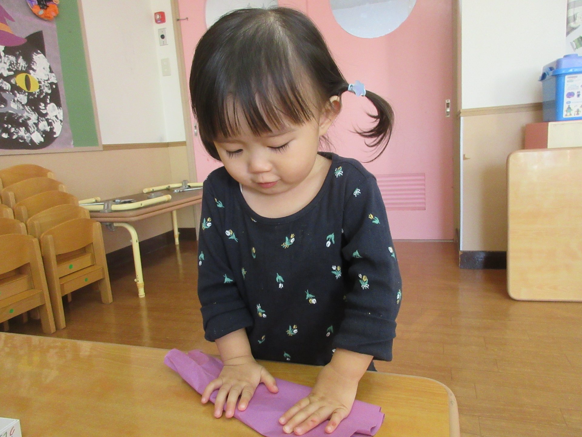 保育参観　１歳児うぐいす組