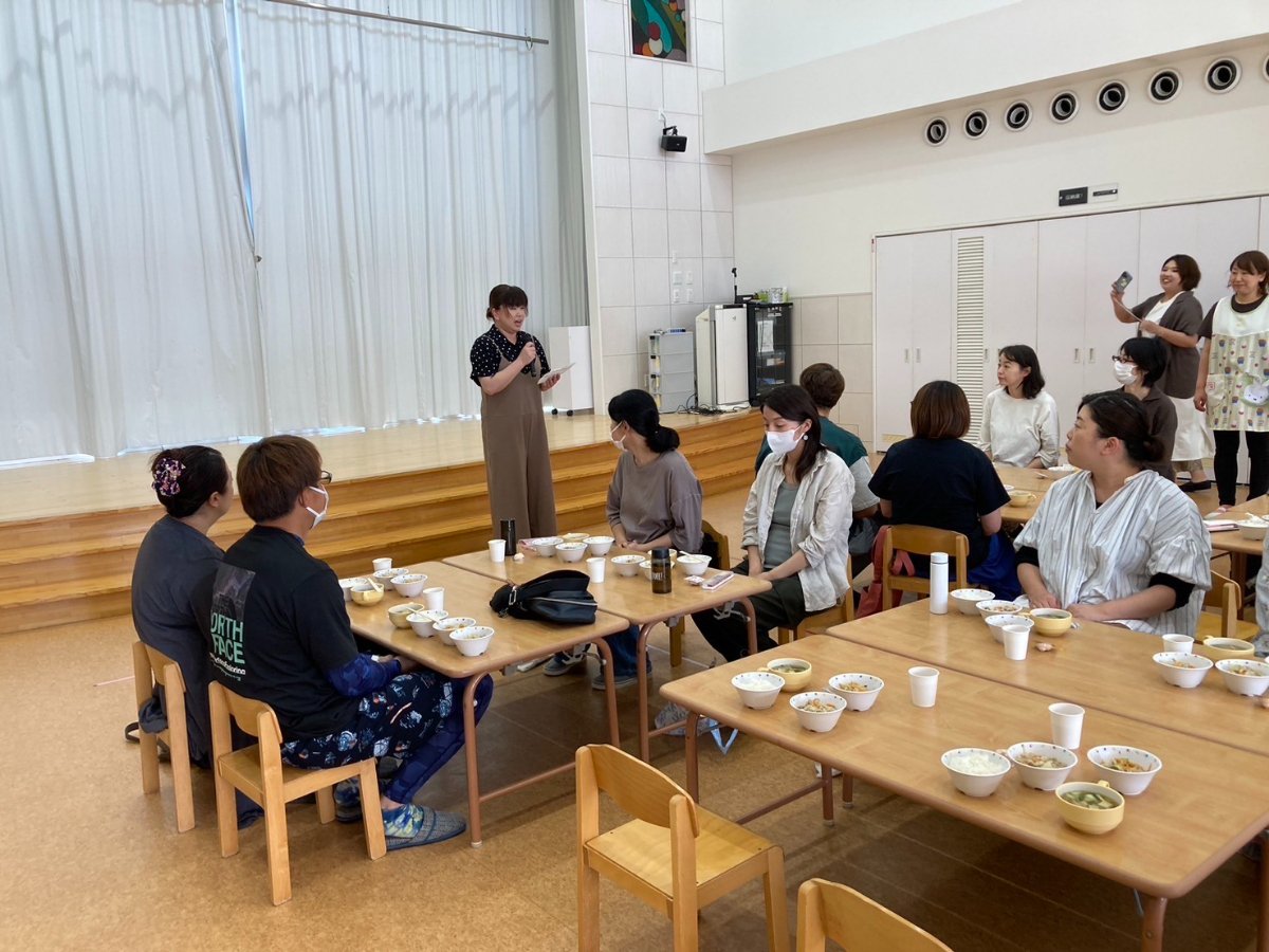 PTA研修　第一回「給食試食会」　