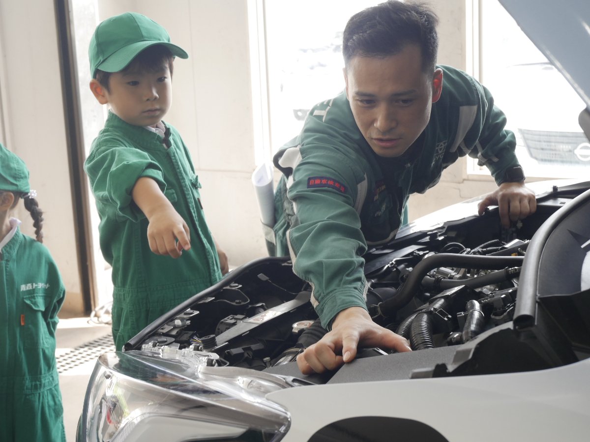青森トヨペット　キッズエンジニア教室
