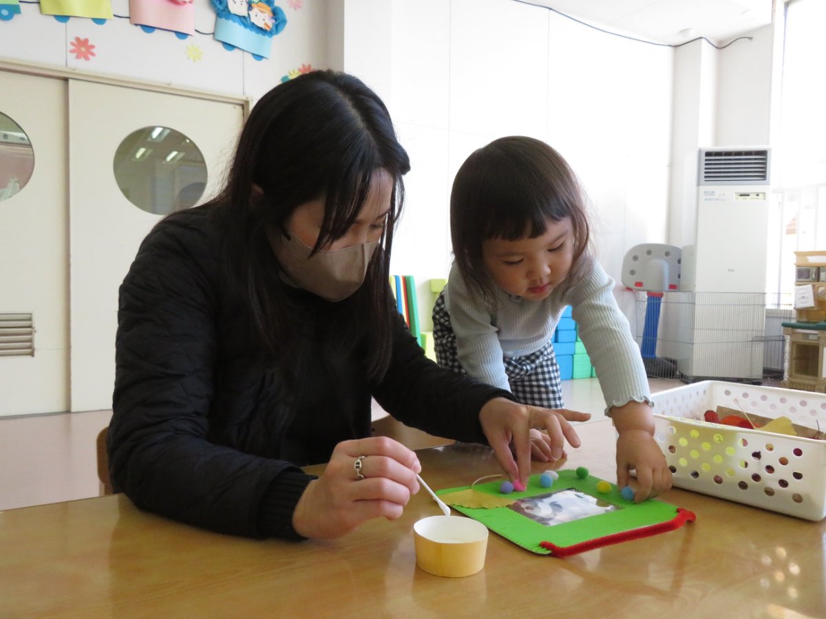 親子体験④　木の実で遊ぼう♪