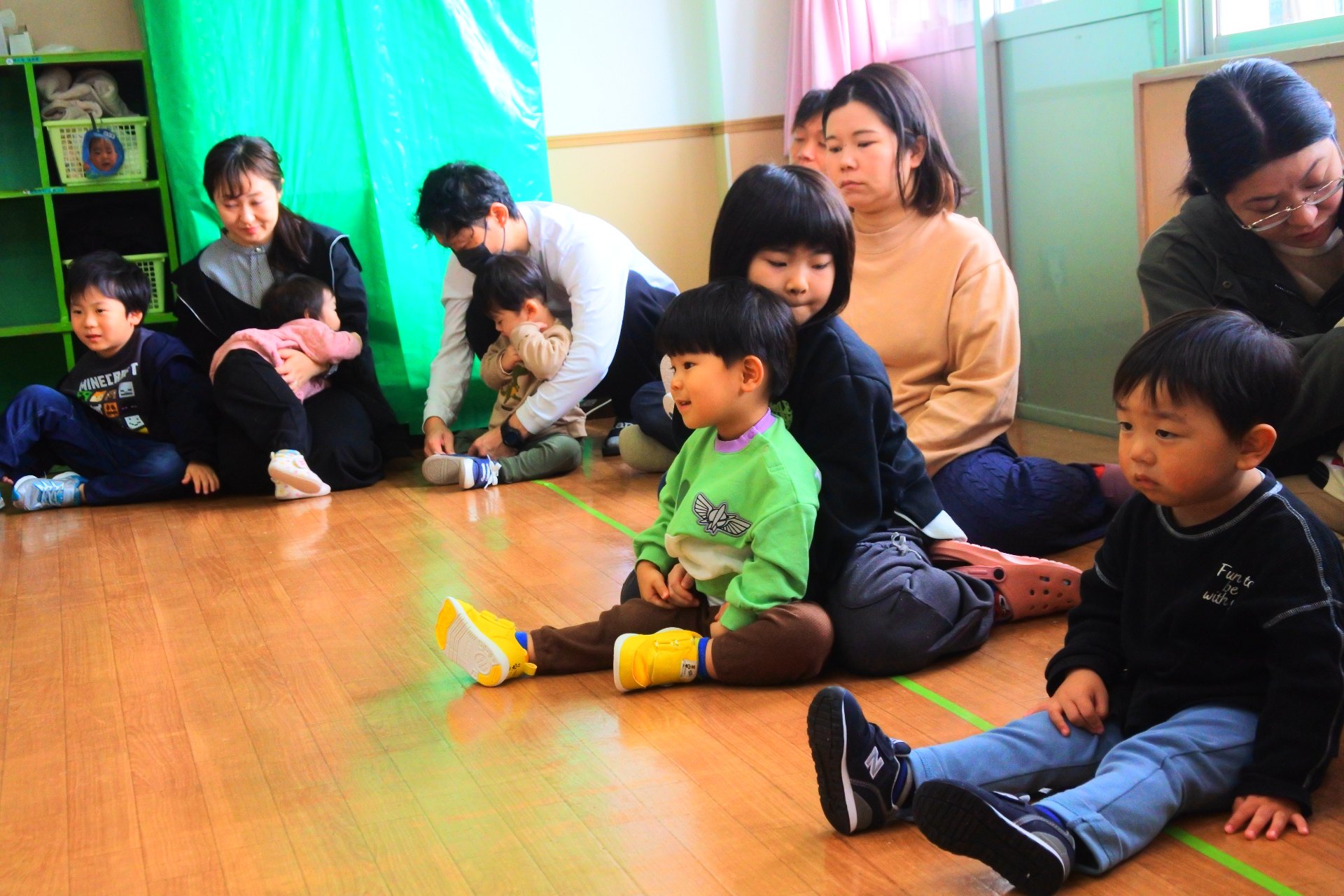 保育参観　１歳児うぐいす組