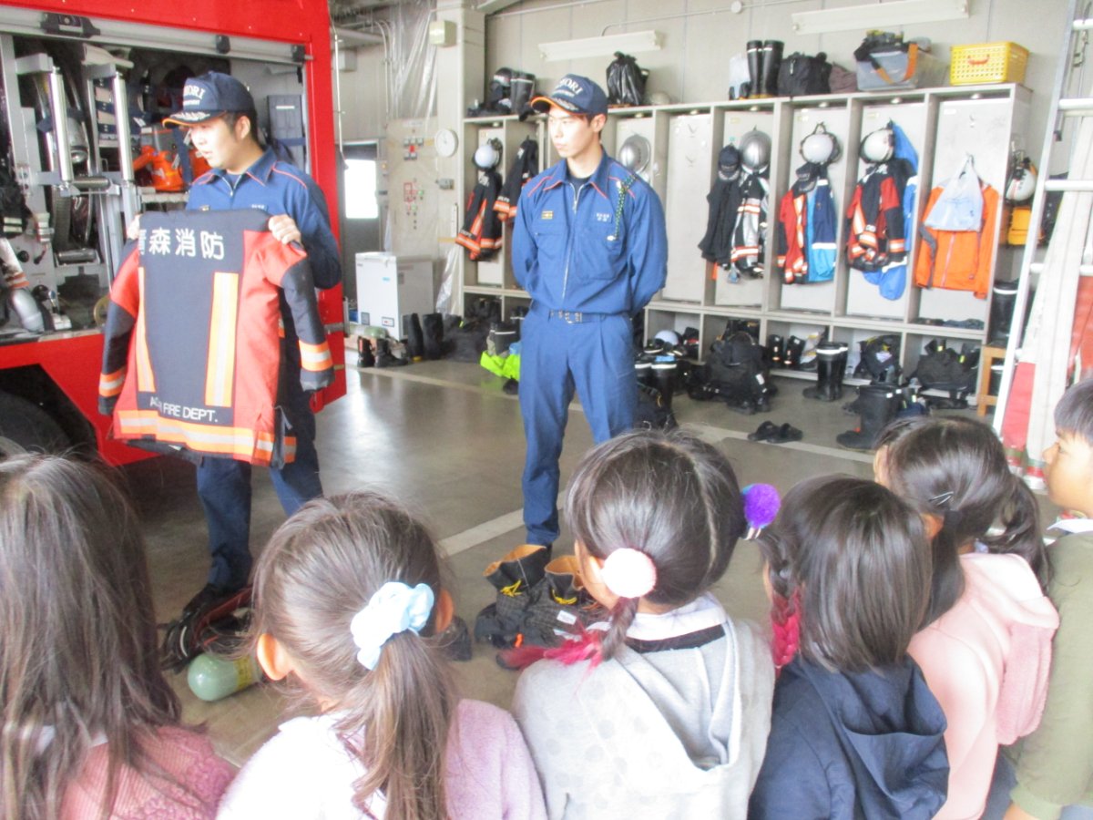 年長組★社会見学～消防士さんってすごい！～