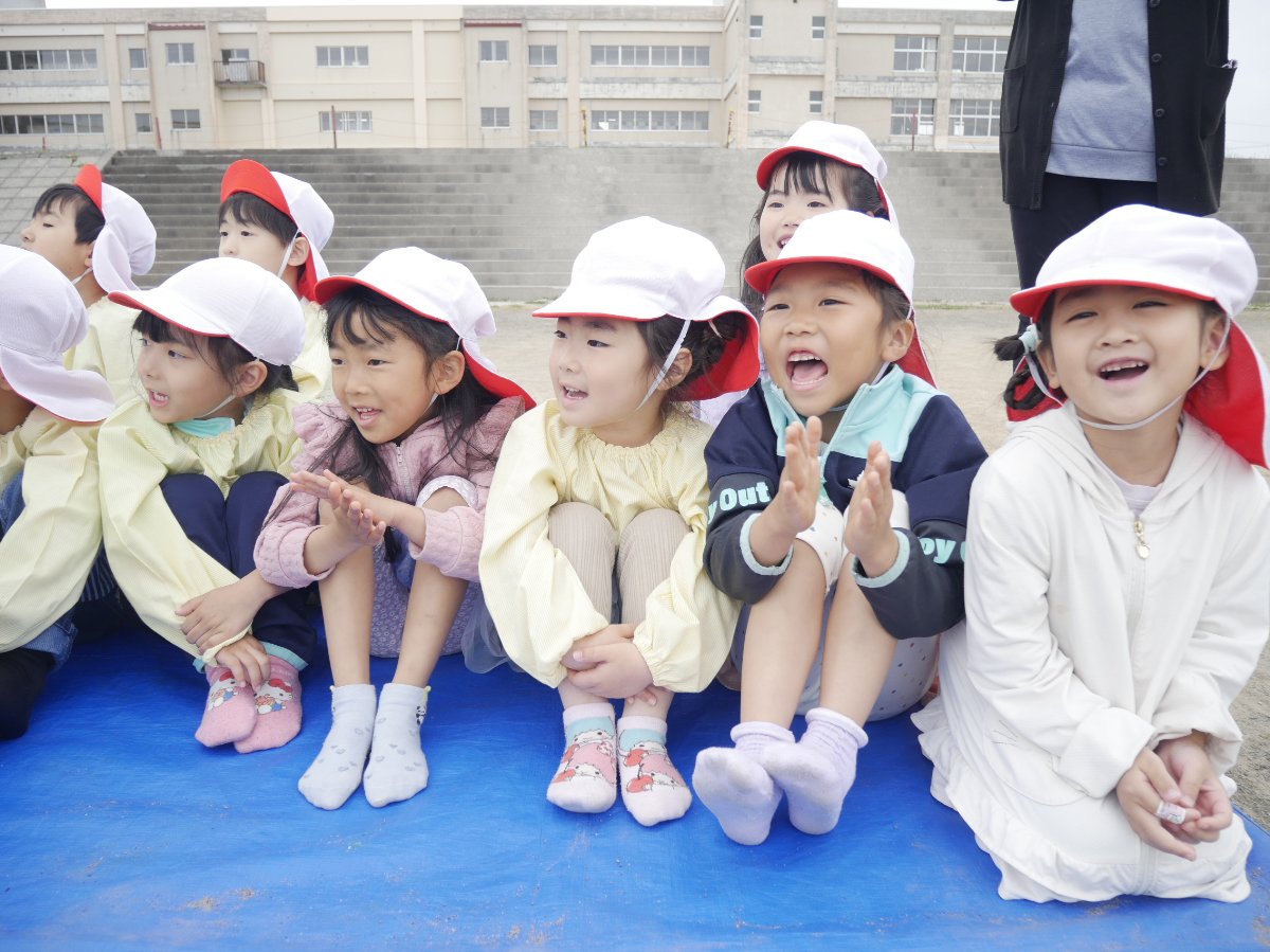横内小学校運動会総練習見学へ～幼保小連携架け橋プログラム～